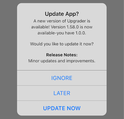 Upgrader (iOS)