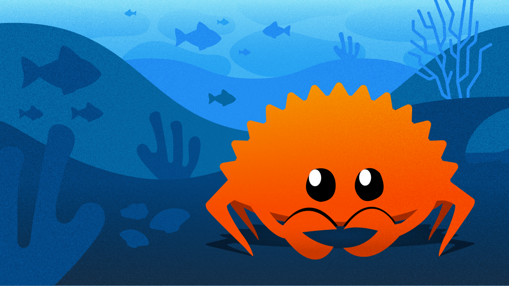Rust Crab illustration